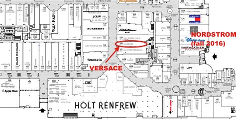 yorkdale mall floor plan.